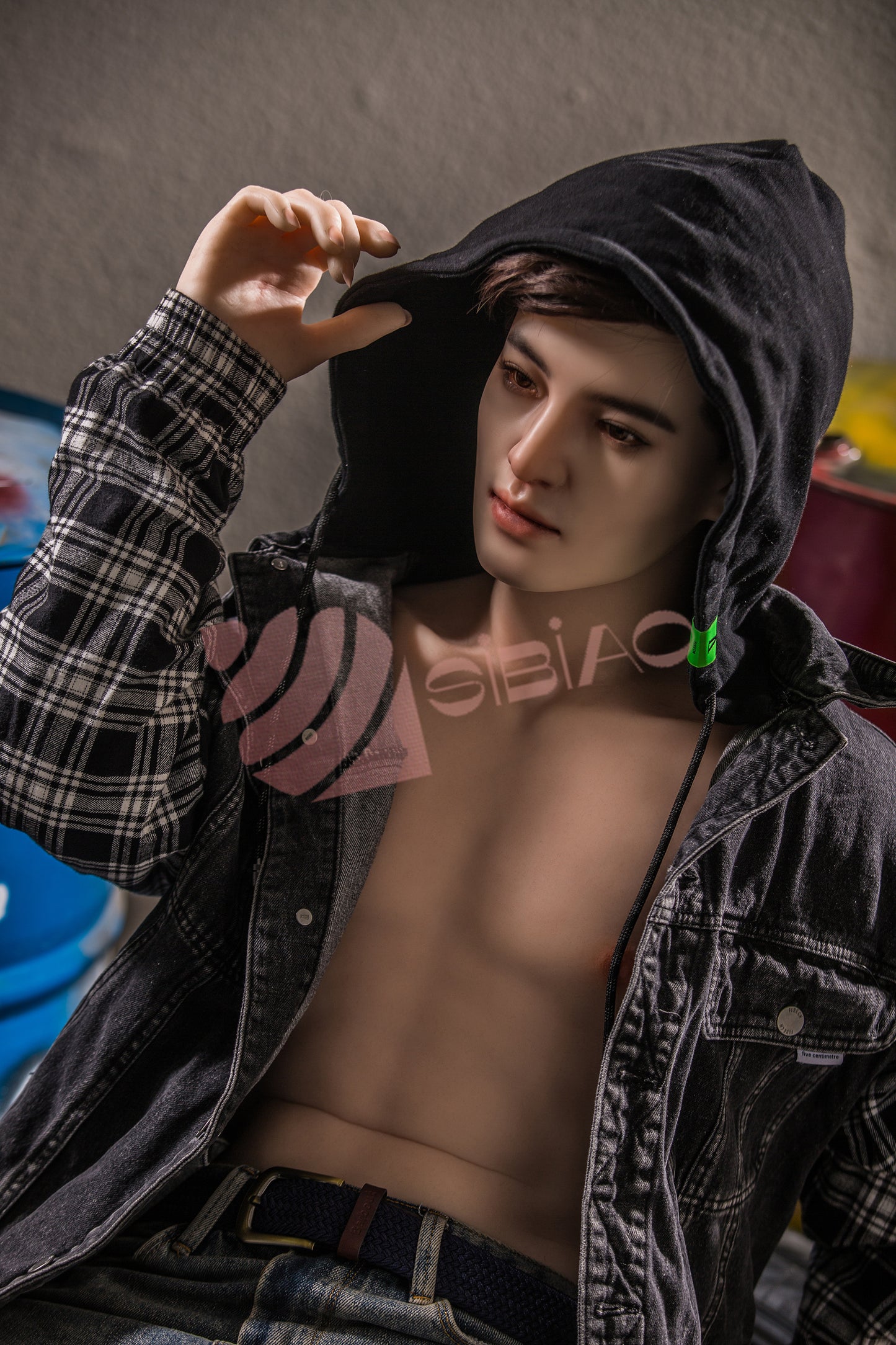 180cm TPE Male Sex Doll with Straight Ripped Jeans